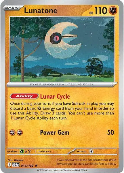 Lunatone [Reverse Holo]
