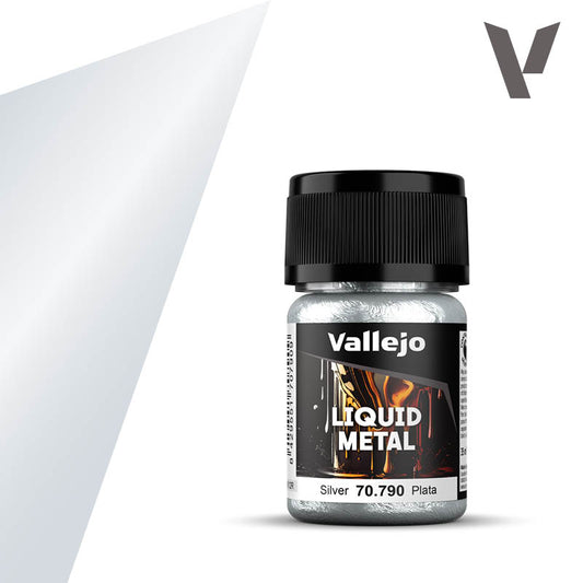 Vallejo Model Color 35ml -Silver (Alcohol Based)