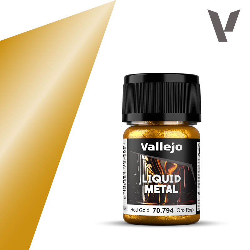 Vallejo Model Color 35ml -Red Gold (Alcohol Based)