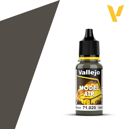 Vallejo Model Air 17ml    Green Brown 71020