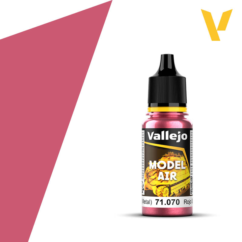 Vallejo Model Air 17ml - Signal Red (Metallic)