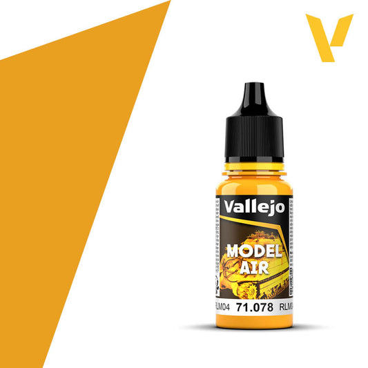 Vallejo Model Air 17ml    Yellow (RLM04) 71078