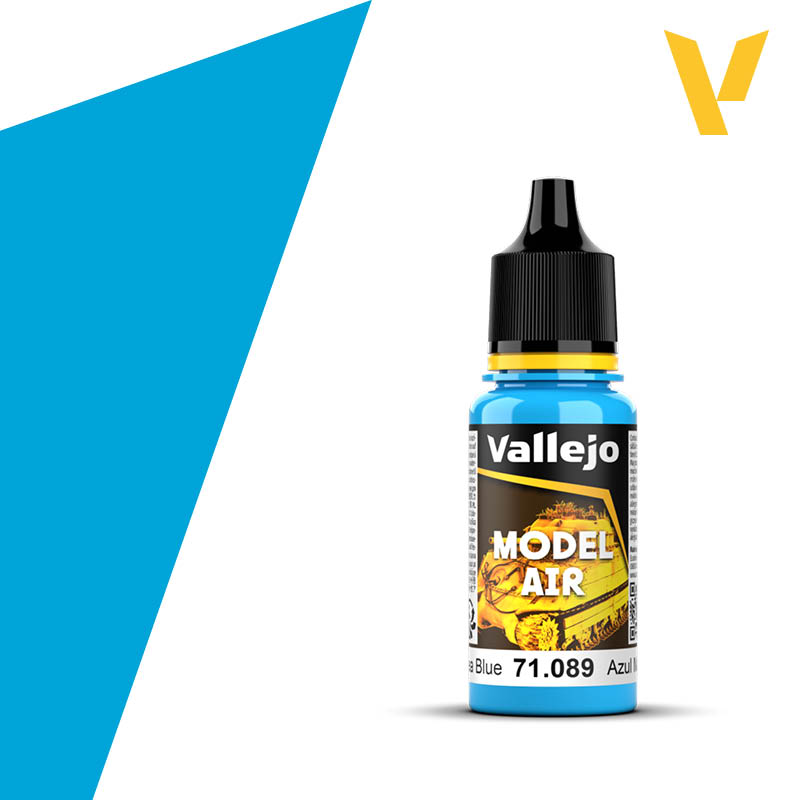 Vallejo Model Air 17ml - Light Sea Blue