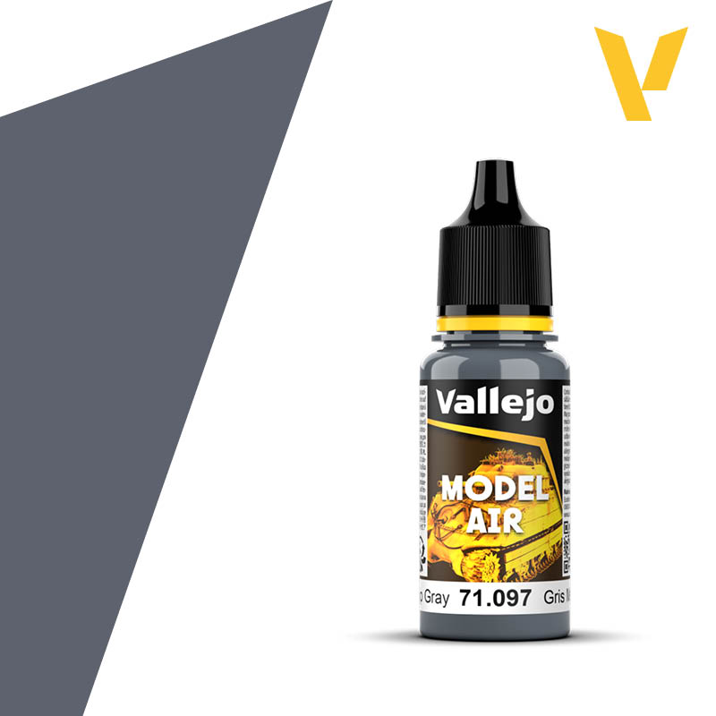 Vallejo Model Air 17ml - Medium Gunship Gray