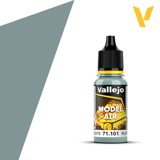 Vallejo Model Air 17ml - Blue (RLM 78)