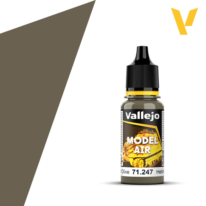 Vallejo Model Air 17ml - Light Olive