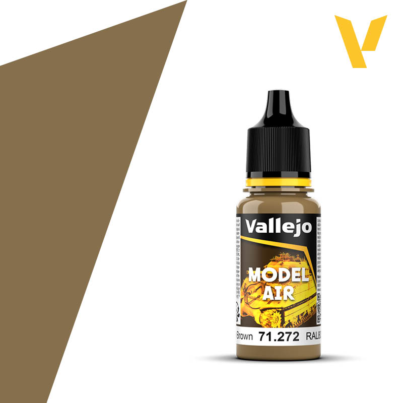 Vallejo Model Air 17ml - German Green Brown