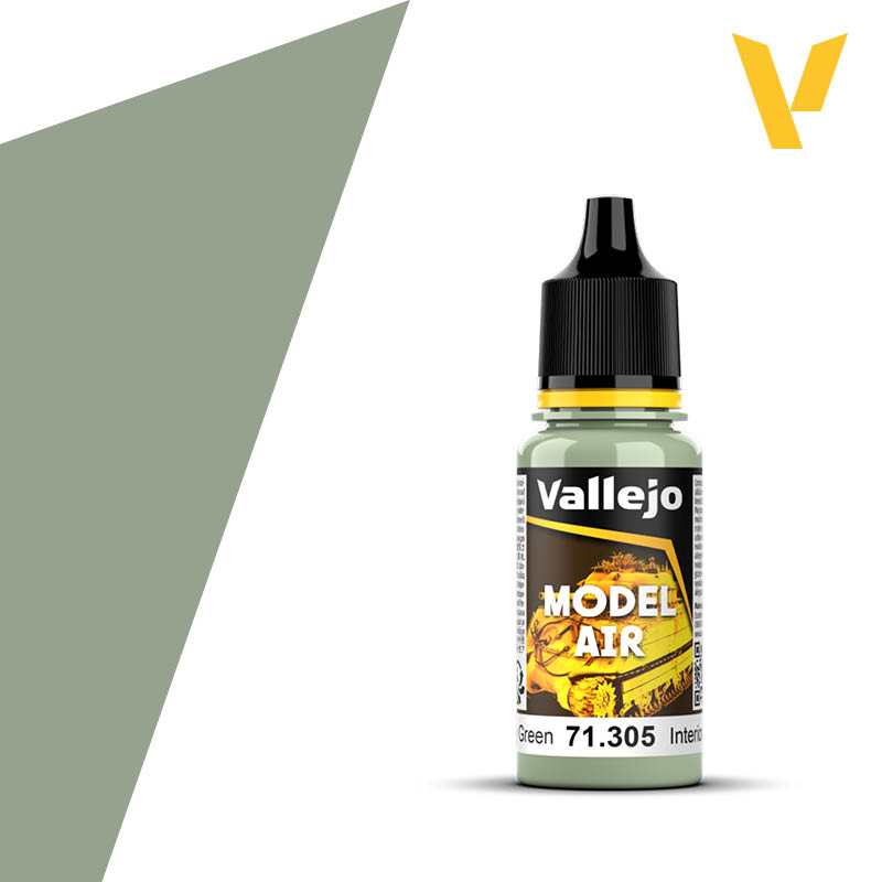 Vallejo Model Air 17ml - Interior Grey Green