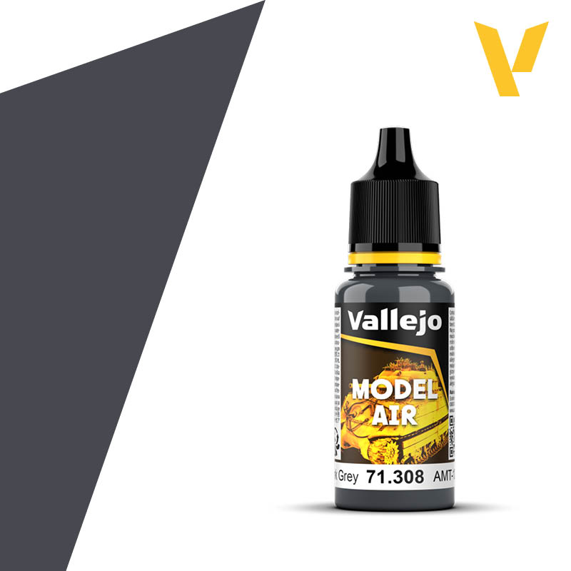 Vallejo Model Air 17ml - AMT- 12 Dark Grey