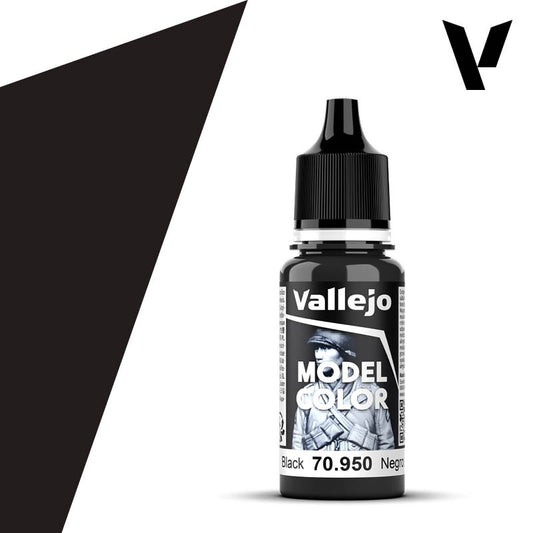 Vallejo Model Colour 17ml - Matt Black