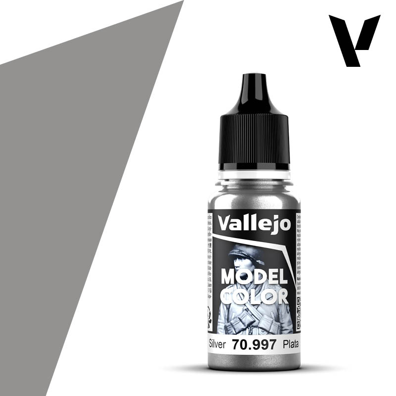 Vallejo Model Colour 17ml - Metallic Silver
