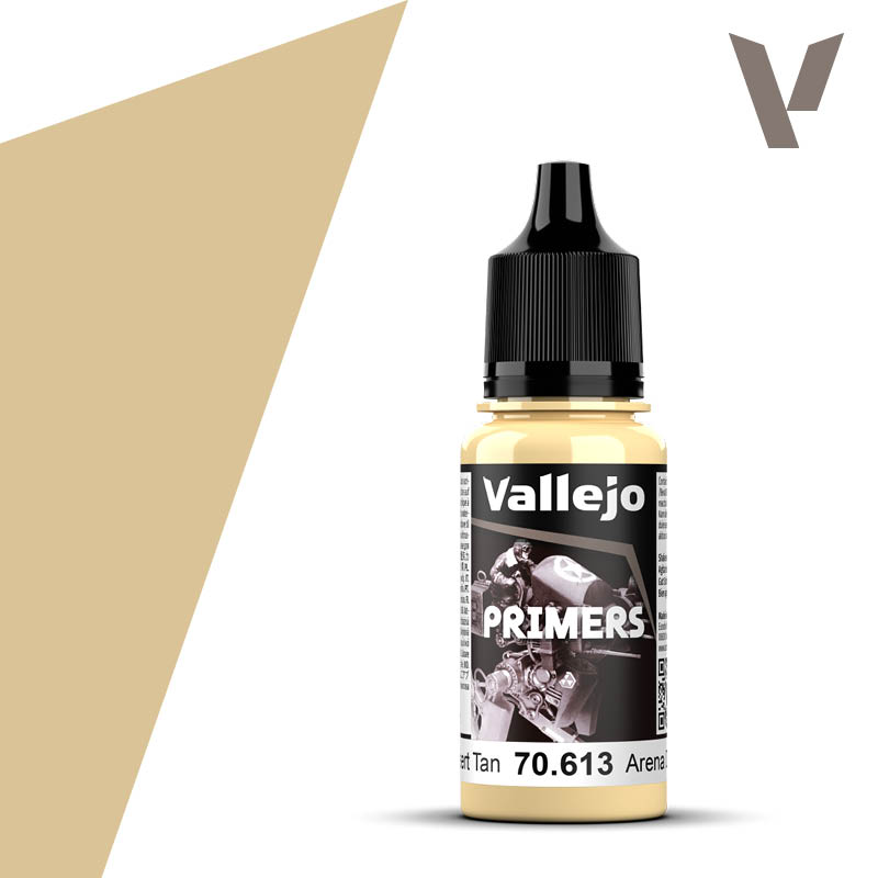 Vallejo: Polyurethane Primer Desert Tan Base 17ml